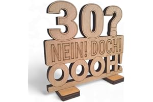 Freutopia® Geschenk zum 30 Geburtstag Frau [Buchenholz] handgefertigt | Made in Germany | Geschenke zum 30 Geburtstag Mann | 30 Geburtstag Geschenk | Geschenke zum 30 Geburtstag | 30.Geburtstag Mann