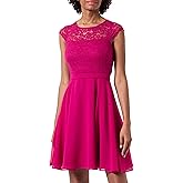 Vera Mont Damen Maxikleid - Elegant Mit V-Ausschnitt & Beinschlitz | Festliches Abendkleid