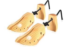 ZENO Womens Shoe Stretchers (Pair) | Premium Pine Wood Shoe Tree for All Shoe Types | Size 3-6