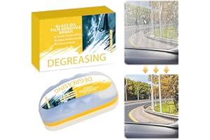 Yizemay Automotive Ölfilm Reinigungsbürste, Automotive Oil Film Cleaning Brush, Windshield Cleaning Brush, Anti-Beschlag Glasreiniger für Windschutzscheiben Autoscheiben Spiegel