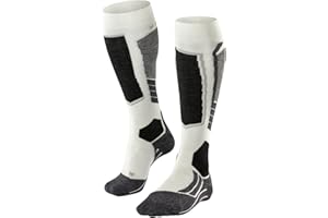 Falke Mujer SK2 calcetines de esquí Amortiguación Media Espinillera Anti Ampollas Caliente Transpirable Secado Rápido Regulación del Clima Neutralización de Olores Lana Hilo Funcional 1 par