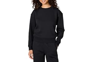 Amazon Essentials x Sofia Grainge Felpa Squadrata a Girocollo con Spalle scese Donna