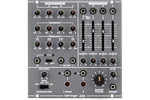 Behringer 305 EQ/MIXER/OUTPUT Legendärer analoger parametrischer EQ, Mixer und Ausgangsmodul für Eurorack