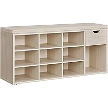 Banc à Chaussures Industriel Avec étagère De Rangement Et Porte-manteau, Montage Facile, Meuble D'entrée Pour Petits Espaces, Organiseur De Style Tuyau Pour Chapeaux Et Manteaux