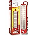 wipro Acrylonitrile Butadiene Styrene Amber Rechargeable Emergency LED Lantern Light (Red)