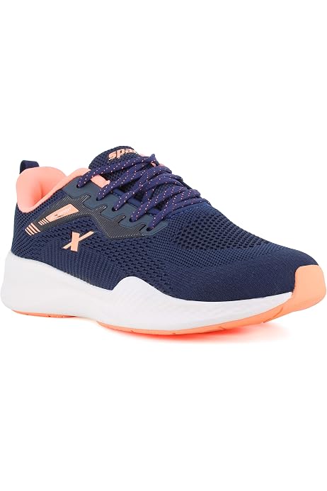 Women SL-199 Navy Peach Sports Shoes 