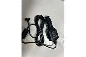 Dosili Câble d'alimentation de rechange pour véhicule Garmin TA20, pour Garmin Nuvi 55lmt 56lmt 57lmt 58lmt 66lmt 2539lmt 2599lmt ; Drive 40 51 52 60 LMT Traffic GPS System