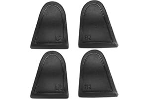 EMSea 2 Paia Di Pulsanti Trigger Stop Assistant Compatibile con PS5 Controller L2 R2 Trigger Pad Joystick Extender Trigger Pulsanti ABS Nero