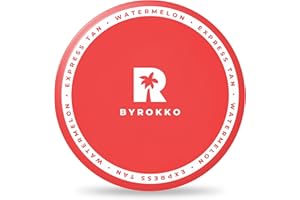BYROKKO Shine Brown Watermelon Acelerador Bronceado, Bronceador Corporal Superrápido para un Bronceado Óptimo, Crema Bronceadora eficaz en Soláriums y Sol, Fórmula Resistente al agua, 200 ml