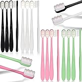 Scettar 16 Stück Nano Zahnbürste Handzahnbürste 20.000 Ultraweiche Nano-Borsten Zahnbürste Weich für Zerbrechliches Zahnfleis