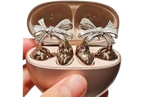 FRENAKI Strassstein für Clips auf Ohrhörern Offenes Ohr, exquisite DIY -Dekoration, elegante Zirkonia -Dekorations -Kopfhörerzubehör (A-Pair)