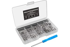 Mcsher 300pcs Laptop Notebook Screws Set Kit for IBM HP Dell Lenovo SAMSUNG Sony Toshiba Acer Gateway – Silver