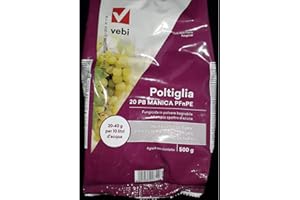 V VEBI VEBI Poltiglia Bordolese 20 PB Manica Solfato di Rame PFNPE Libera Vendita, per Fungo, 500 g