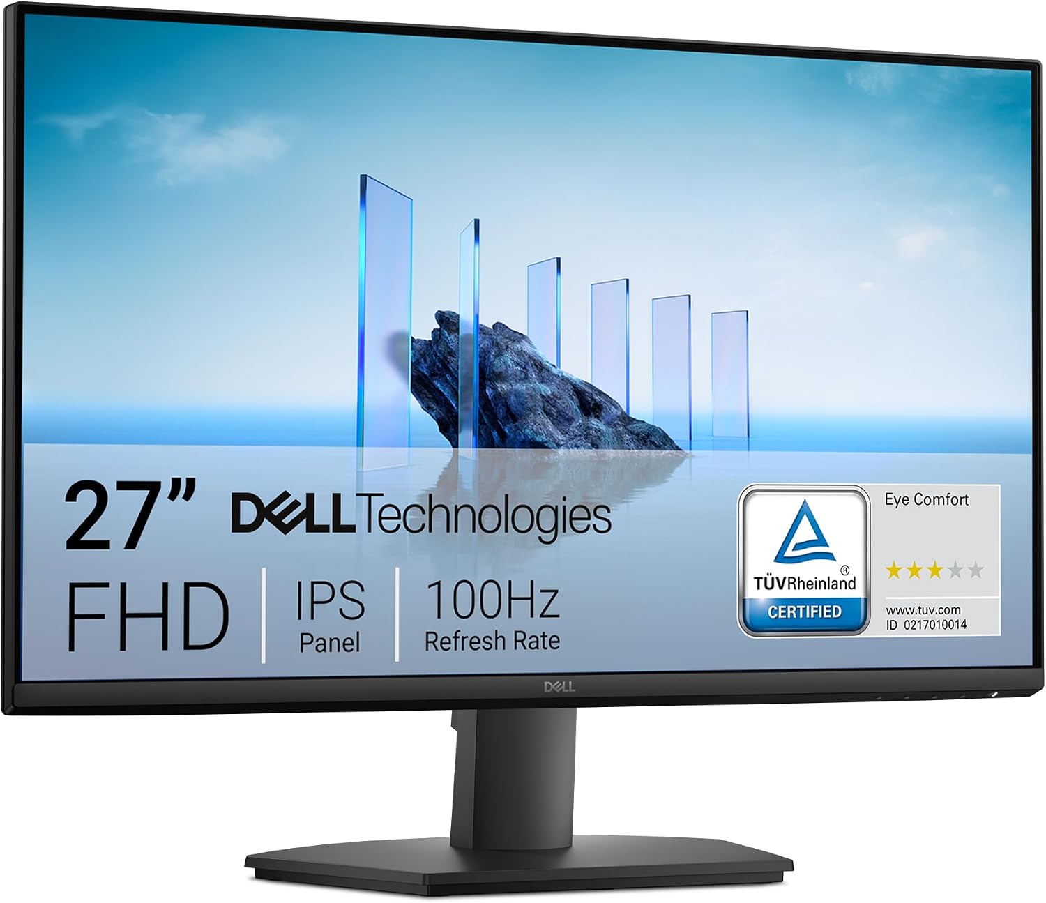Dell 27 Monitor - SE2725HM, Full HD (1920x1080), 100Hz, IPS, 5ms, VESA (100x100mm), HDMI, VGA, 3 Year Warranty, Black