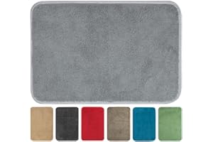 OLIVO TAPPETI OLIVO.shop TEKNOS Tappeto magico assorbi acqua, Zerbino asciugapassi per interno, Tappeto ingresso casa, varie misure e colori (40x60 cm, GRIGIO)
