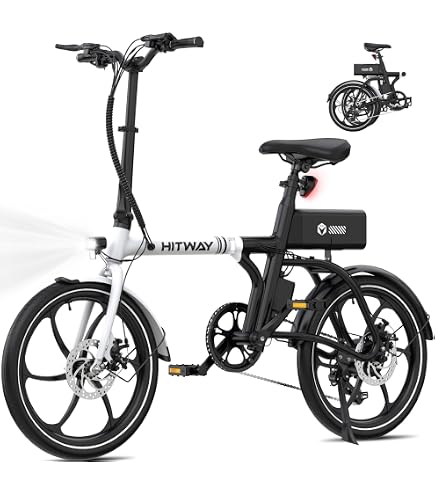 RAOO MIN E-bike LE003 – Lichtgewicht Stadsfiets, 250W Motor, 20-30 Km Actieradius, Schijfremmen & LCD-Display