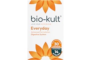 Bio-Kult Everyday | 14 Strains | Daily Gut Support for Ages 3+ | Multi-Strain Probiotic | 30 Capsules