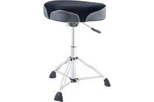 Dixon - PSN-14HM - Silla Hydraulic - Asiento de sillín tejido negro/gris - pata doble