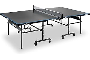 ‎JOOLA JOOLA Tischtennisplatte Outdoor - Profi Tischtennistisch Aluminium-Verbundoberfläche - wetterfest klappbar - inklusive Netz