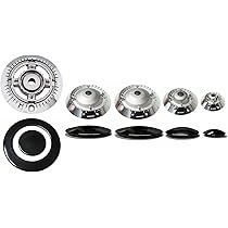 Kit 5 Bruciatori E Piattelli Per Cucina A Gas - Universale, In Lega Di Zinco, Per Fornelli SABAF - Foto 5