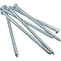 Bulloni Lag Testa Esagonale Acciaio Inox 18-8 1/4 X 6 Pollici - Fastenere - Confezione Da 5 - Foto 1