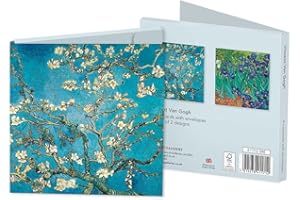 Museums & Galleries Lot de 8 cartes vierges de Vincent Van Gogh 4 de chacun des 2 motifs