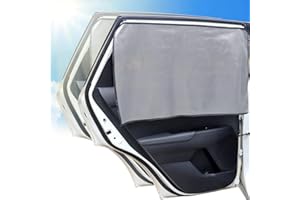 LECHIN Tendine Parasole Auto Bambini, Tende Magnetico Oscuranti per auto, 2 Pezzi Parasole per finestrino laterale dell'auto, Finestra posteriore, Vestibilità universale