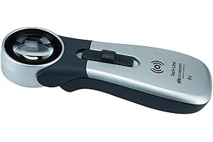 SCHWEIZER Handleuchtlupe Tech-Line CLASSIC Vergr.10x LED Linsen-D.22,8mm - 91042