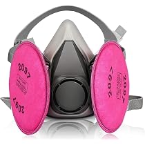 7 Pairs (14PCS) 2097 Pink Filter Cotton for Respirator Mask, Gas