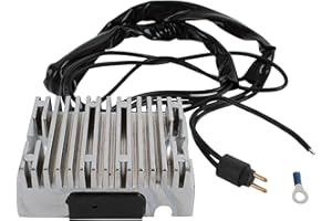 DB Electrical 230-22126 New Chrome Voltage Regulator Rectifier Compatible with/Replacement for Harley Sportster 1986 1987 1988 1989 1990 86 87 88 89 90 74523-84A 380-800