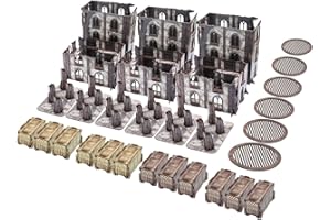 Jucoci Battlezone - Juego de 36 piezas de terreno de juego de guerra compatible con WH40K