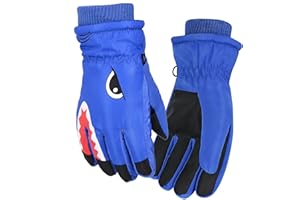 Blumacht Guantes de Esquí para Niños, Guantes de Esquí para Adolescentes Guantes de Nieve de Invierno Guantes Cálidos para Snowboard, Guantes para Niños de 8 a 14 Años1