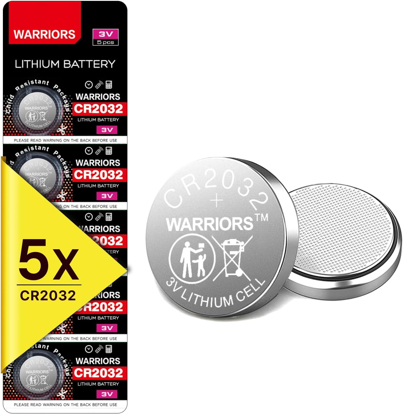 Retour d'Expérience & Bilan Utilisateur : Warriors 5X CR2032 Batteries 3V 240mAh Lithiu
