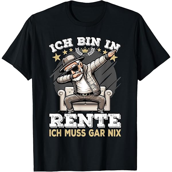 Maglietta Fun 'Ich Muss Gar Nichts' – T-Shirt Uomo Donna In Cotone, Taglie S-XXL (Medium), Scritta Ironica Tedesca, Vestibilità Comoda, Regalo Divertente - 5