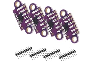 AITRIP 4PCS VL53L0X Time-of-Flight (ToF) Laser Ranging Sensor Breakout 940nm GY-VL53L0XV2 Laser Distance Module I2C IIC for Arduino