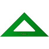 Faber-Castell 566-28 - Technical Square for School and Professional Use - Ungraduated - 11 in - Green