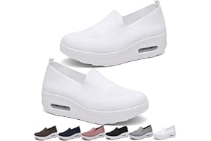 CLYQUE Orthopedic Sneaker for Women, Scarpe Donna Orthopedic Sneaker, Scarpe Traspiranti e Casual con Cuscino d'Aria Scarpe Ortopediche Antiscivolo per Cuscino d'Aria Scarpe da Passeggio Slip-on