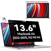 Filtre de Confidentialité pour MacBook Air 13 (2018-2021, M1