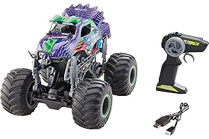 Revell Control 24556 RC Dino Monster Truck Three Thunder - Coche teledirigido, Color Azul y Verde