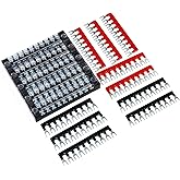 HSeaMall 600V 15A Schraubklemmenleiste 10Position Zweireihige Schraubenleiste Schraube 15PCS (10Position-5pack)