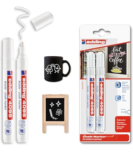 Pennarello a gesso liquido E-4095 punta conica