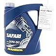 MANNOL Safari 20W-50 API SN/CH Motorenöl, 5 Liter