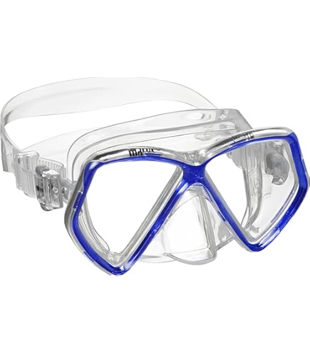 Mares Aquazone Unisex Children's Combo Dilly, Mask and Mouthpiece, Blue/Water, 4-7 Years