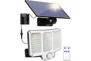 KALAHOL Solar Security Lights Outdoor Motion Sensor, 210 LED Security Light with 3 Lighting Modes, Motion Sensor Lights Outdoor with IP65 Waterproof for Garden Garage Yard Solar Powered Solar Light