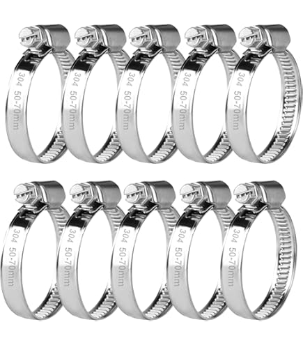 Fascette Stringitubo, Fascette Stringitubo A Norma DIN 3017, Acciaio Zincato W2, Larghezza Banda 9 Mm, Range Di Serraggio: 10 - 16 Mm