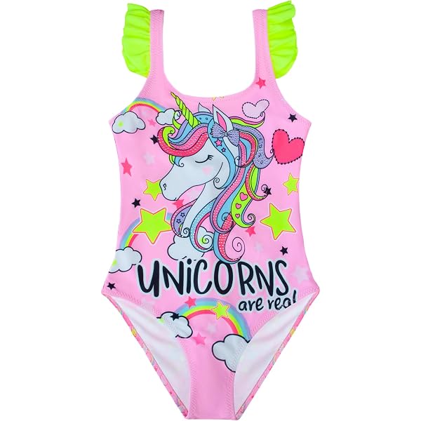 Bañadores Niña MSemis Bañador Unicornios De Natacion Para Niña Traje De Baño Bañador Niña 2 Años
