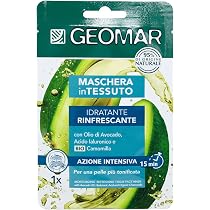 GEOMAR Gesichtsmaske Aus Stoff – Feuchtigkeitsspendend, Erfrischend, 95% Natürlichen Ursprungs, 22 Ml