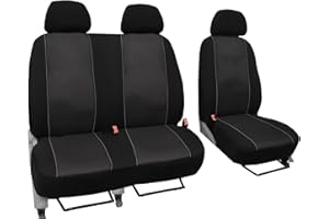 AUTO-DEKOR GSC Sitzbezüge Universal Polyester Schonbezüge 1+2 kompatibel mit Mercedes VITO W639