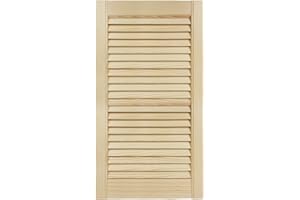 DecoMeister Mobili Porta Lamella Porte Pino Mobili Anteriore Pino Non Trattato Armadio Porta Armadio Aperto Lamelle 394x720 mm Singolo legno massiccio a venatura naturale