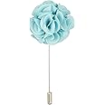 Knighthood Sky Blue Bunch Flower Lapel Pin Suit Collar Accessories Brooch for Men